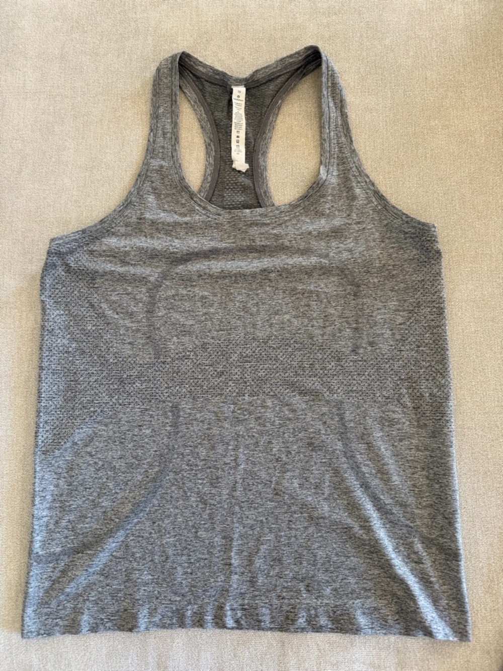 lululemon athletica Grey Swiftly Racerback Tank Top